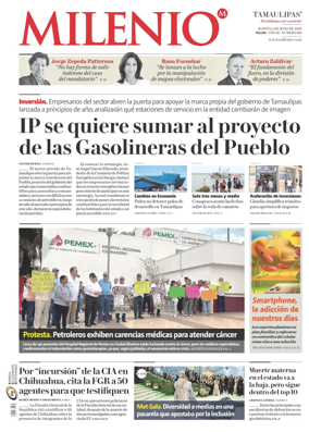 Cover of Milenio Tamaulipas