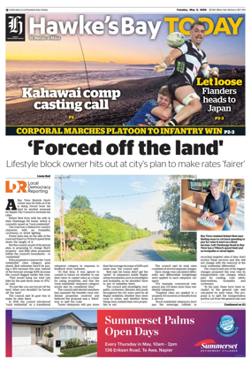 Cover of Hawke's Bay Today