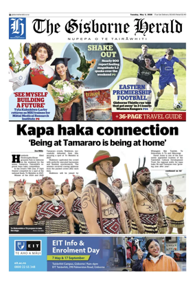 Cover of The Gisborne Herald