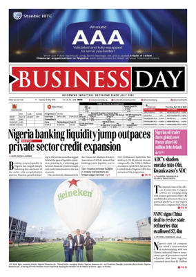 Cover of Business Day (Nigeria)