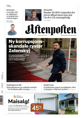 Cover of Aftenposten