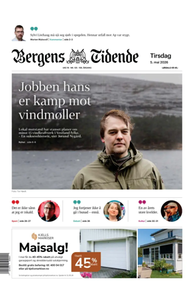 Cover of Bergens Tidende