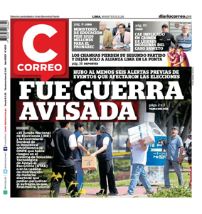 Cover of Diario Correo