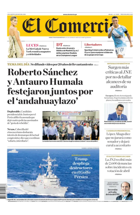 Cover of Diario El Comercio