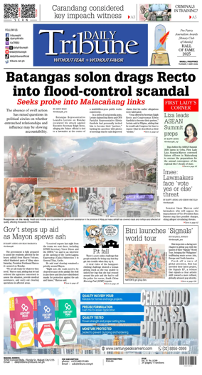 Cover of Daily Tribune (Philippines)