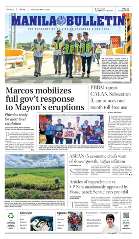 Cover of Manila Bulletin