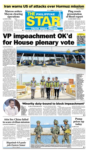 Cover of The Philippine Star