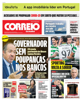 Cover of Correio da Manha