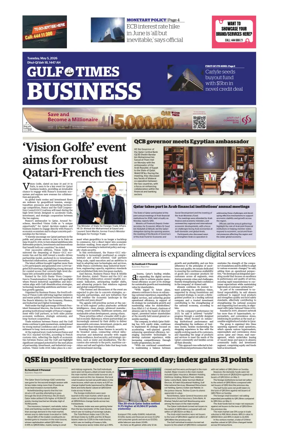 Cover of Gulf Times Business
