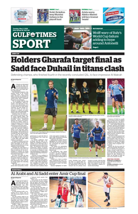 Cover of Gulf Times Sport
