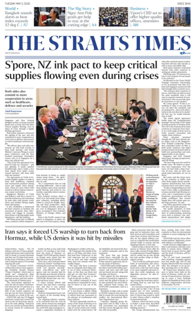 Cover of The Straits Times