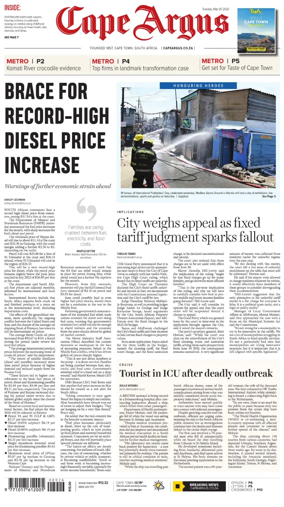Cover of Cape Argus (PM Edition)