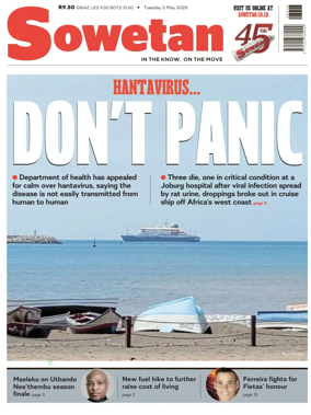 Cover of Sowetan