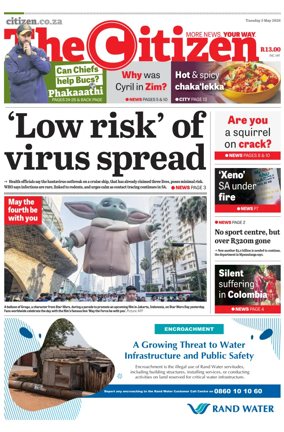 Cover of The Citizen (KZN)
