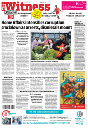 Cover of The Witness (South Africa)
