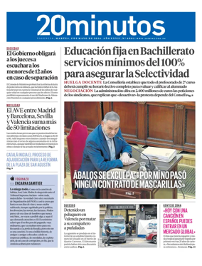 Cover of 20 Minutos Valencia