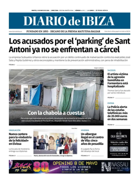Cover of Diario de Ibiza