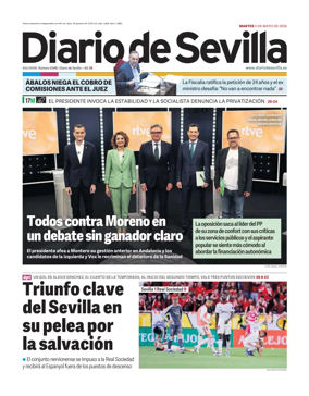 Cover of Diario de Sevilla