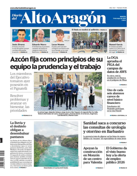 Cover of Diario del Alto Aragon