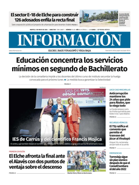 Cover of Diario Informacion (Elche y Vega Baja)