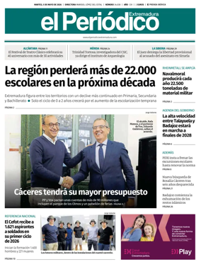 Cover of El Periodico Extremadura