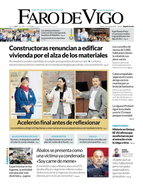 Cover of Faro de Vigo