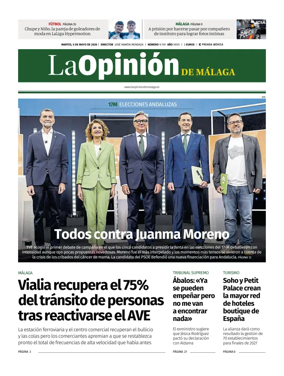 Cover of La Opinion de Malaga