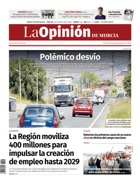 Cover of La Opinion de Murcia