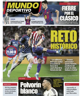 Cover of Mundo Deportivo (At. Madrid)