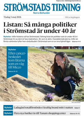 Cover of Stromstads Tidning