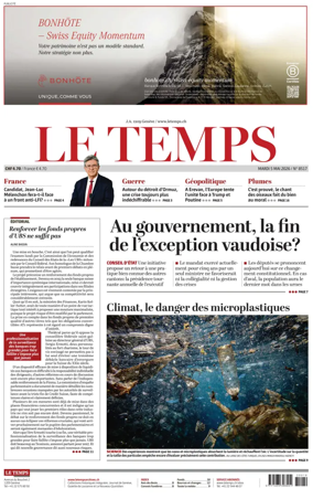 Cover of Le Temps