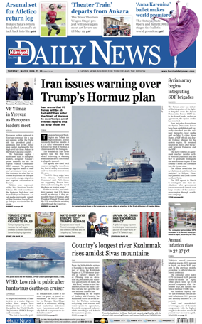 Cover of Hurriyet Daily News & Economic Review