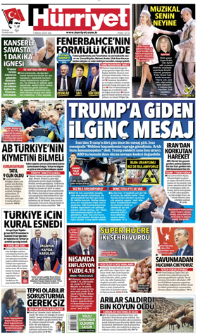 Cover of Hurriyet