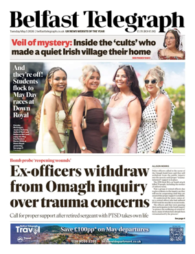 Cover of Belfast Telegraph