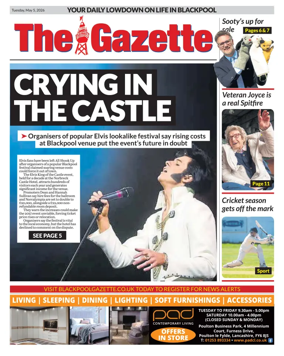 Cover of Blackpool Gazette