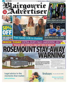 Cover of Blairgowrie Advertiser