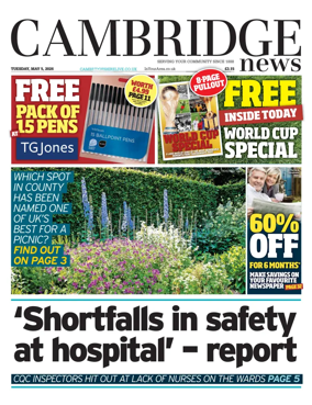 Cover of Cambridge News