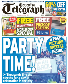 Cover of Coventry Telegraph