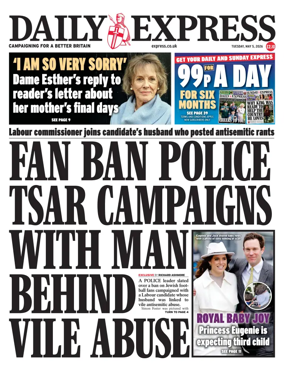 Cover of Daily Express