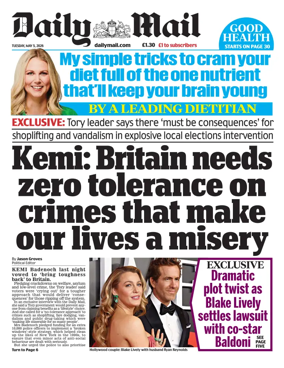 Cover of Daily Mail