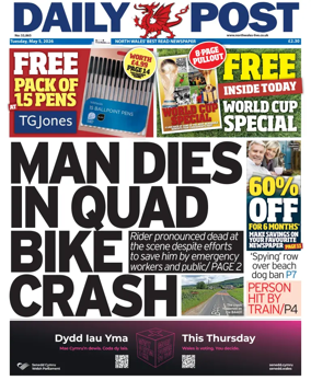 Cover of Daily Post (North Wales)