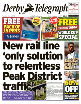 Cover of Derby Telegraph