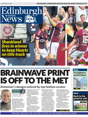 Cover of Edinburgh Evening News