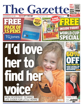 Cover of Teesside Evening Gazette