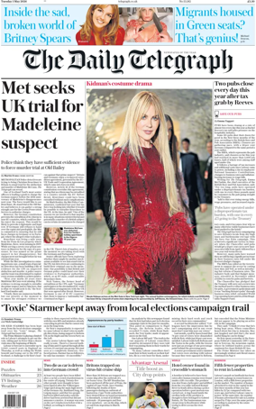 Cover of The Daily Telegraph
