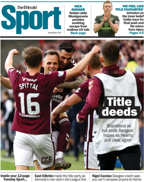 Cover of Herald Sport