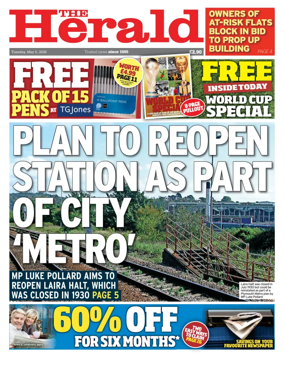 Cover of The Plymouth Herald