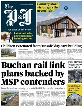 Cover of The Press and Journal (Aberdeen and Aberdeenshire)