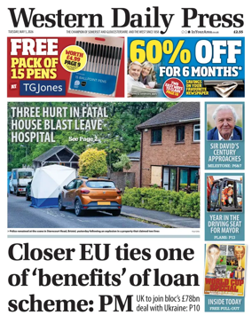Cover of Western Daily Press