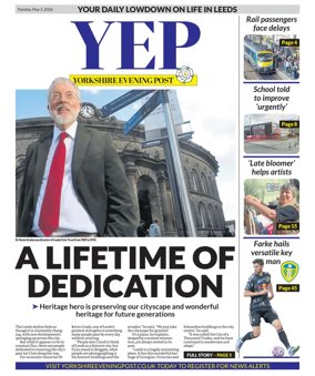 Cover of Yorkshire Evening Post